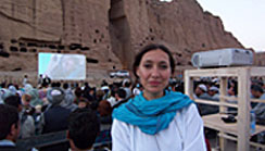 “The Giant Buddhas” presented at filming location in Bamiyan