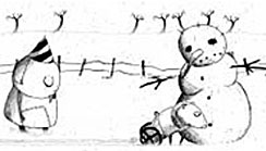 Angry Snowman