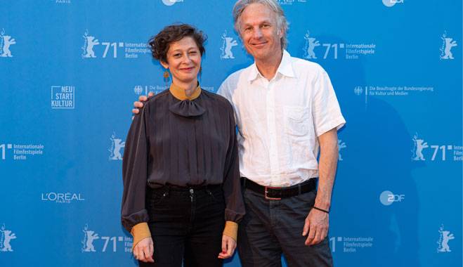 TAMING THE GARDEN an der Berlinale: Regisseurin Salomé Jashi und Produzent Vadim Jendreyko