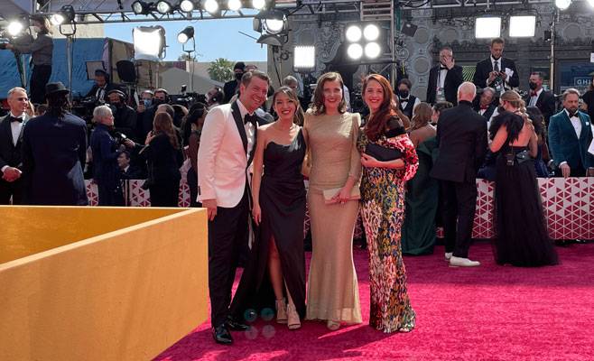 The team of ALA KACHUU at the Oscar ceremony. ©Jamie Ray Newmann